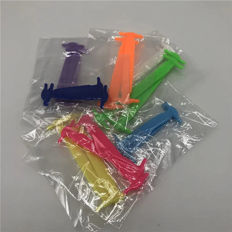 16Pcs/Lot Silicone Shoelaces No Tie Shoelaces 12 Colors Elastic Lace Shoelace Creative Lazy Silicone Laces Rubber Lace