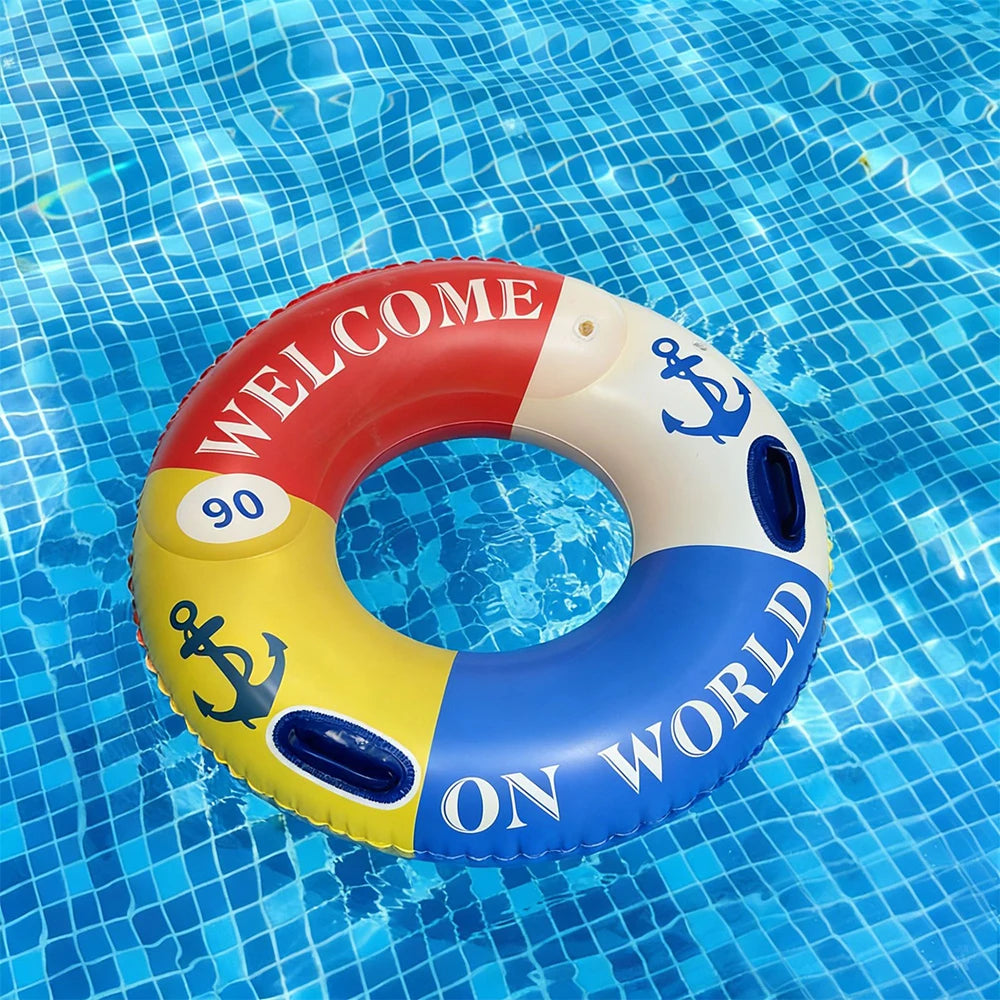Inflatable Swimming Ring Adult Pool Float Swim Accessory Swim Tube Summer Water Sports Swimming Circle Swim Float 