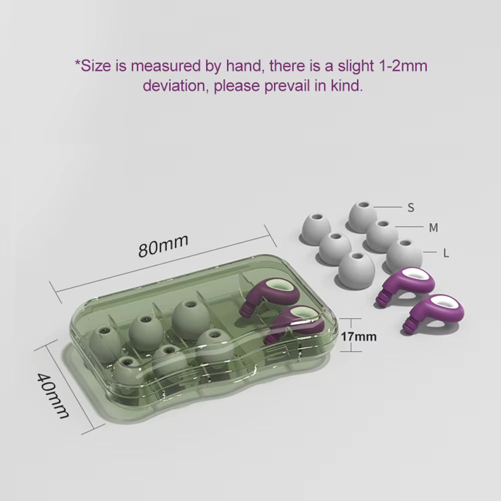 1 Set Ear Plugs for Sleeping Tapones Waterproof Swimming Ear Plugs Canceling Noise Ear Plug Oordopjes Earplugs Set
