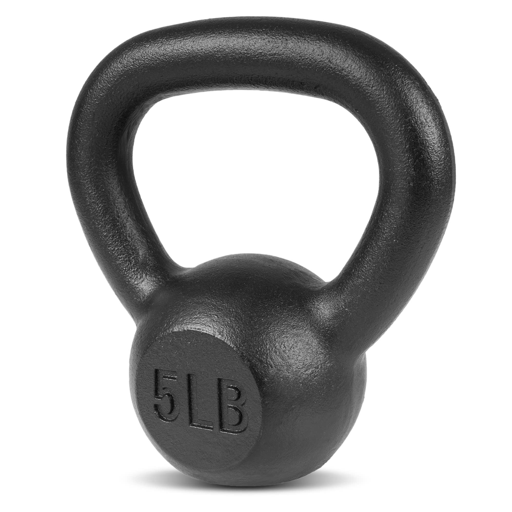 Solid Cast Iron Kettlebells Weights for Full Body Workout, 5 to 45 Lbs