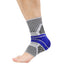 Ankle Compression Sleeve Support Brace for Women & Men Plantar Fasciitis Achilles Tendonitis Joint Heel Pain Relief (Blue/M)