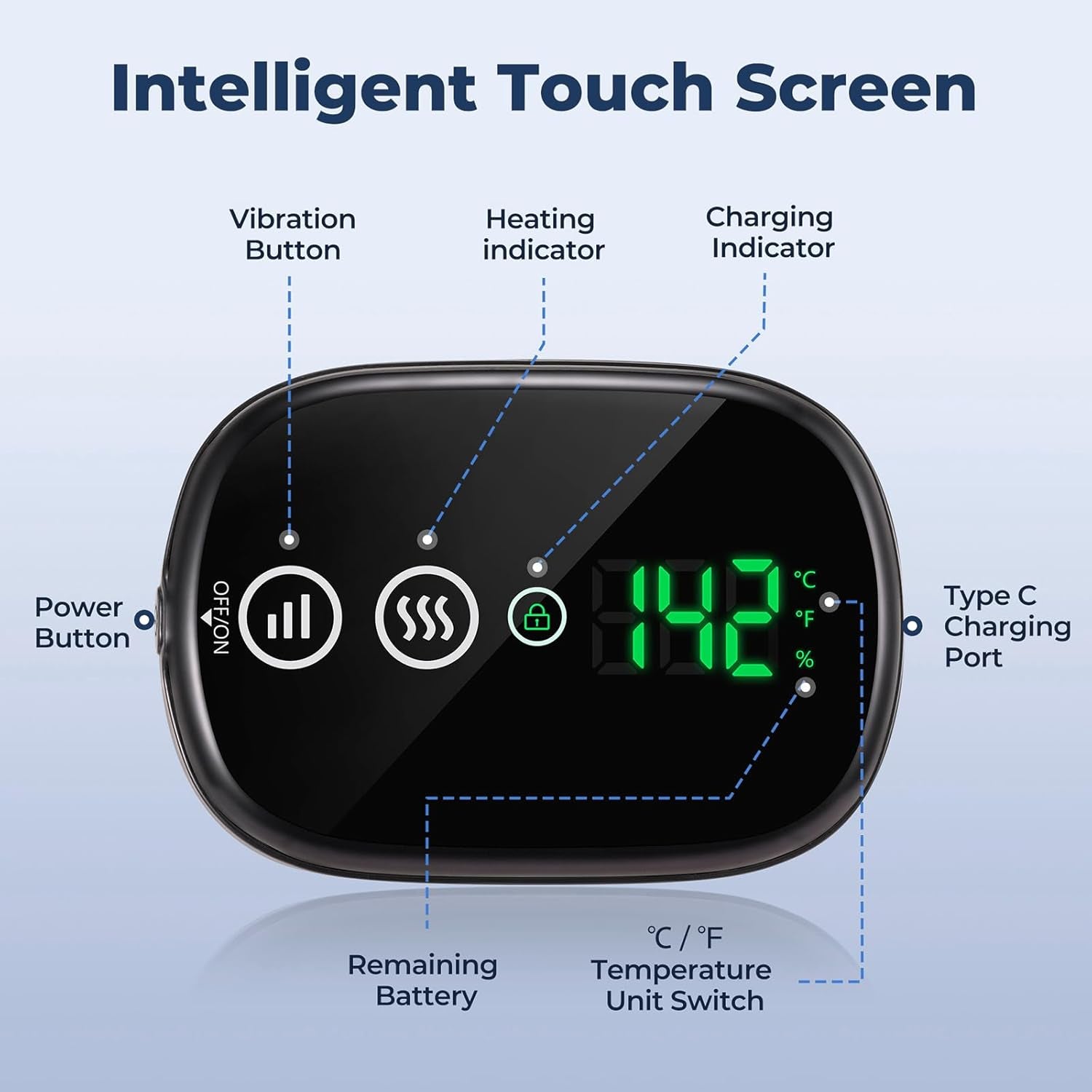 Cordless Heated Knee Massager, 3-In-1 Knee Heating Pad, Black 1PC | 3 Vibration Mode and 3 Heating Levels, Auto-Off Timer, Electric Knee Brace for Knee Shoulder Elbow, Ideal Gifts for Men Women