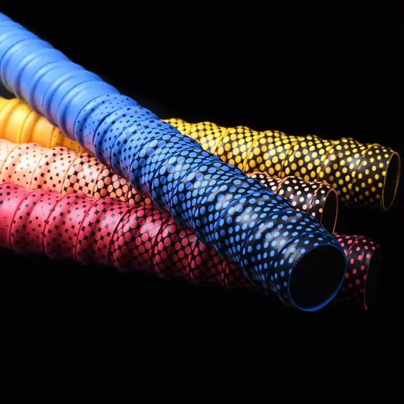 1.8M Anti-Slip Fishing Rod Sweatband Colorful Badminton Racket Grip Tape Bicycle Handle Anti-Slip Band Fishing Accessories