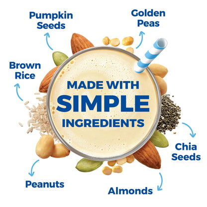 Simple Organic Vegan 20G Protein Powder- Plant Based, Non-Gmo, Vanilla 1.25Lb