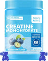 Creatine Monohydrate Gummies 5000Mg for Men & Women, Chewables Creatine Monohydrate for Muscle Strength, Muscle Builder, Energy Boost, Pre-Workout Supplement(90 Count)-Blueberry Flavor.