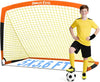 Kids Pop up Soccer Goals, 7X5 & 5X3.6 FT Backyard Gift Set | CPC Certified Safe for Kids Ages 6+, 5-Min Fast Assembly, Perfect Birthday Holiday Gift for Backyard Family Play