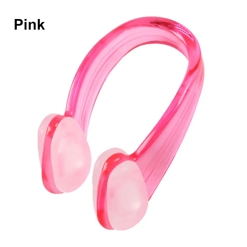 1PC Swimming Nose Clip Earplugs Suit Swim Earplugs Small Size for Adult Children Waterproof Soft Silicone Nose Clip