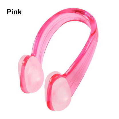 1PC Swimming Nose Clip Earplugs Suit Swim Earplugs Small Size for Adult Children Waterproof Soft Silicone Nose Clip