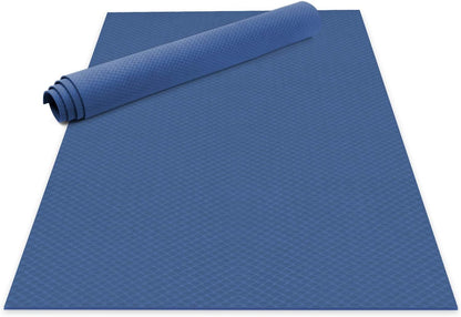 Large Yoga Mat for Pilates Stretching Home Gym Workout, Extra Thick Non Slip Exercise Mat, Extra Wide Fitness Mat for Men and Women, Mutil-Size X 1/4&