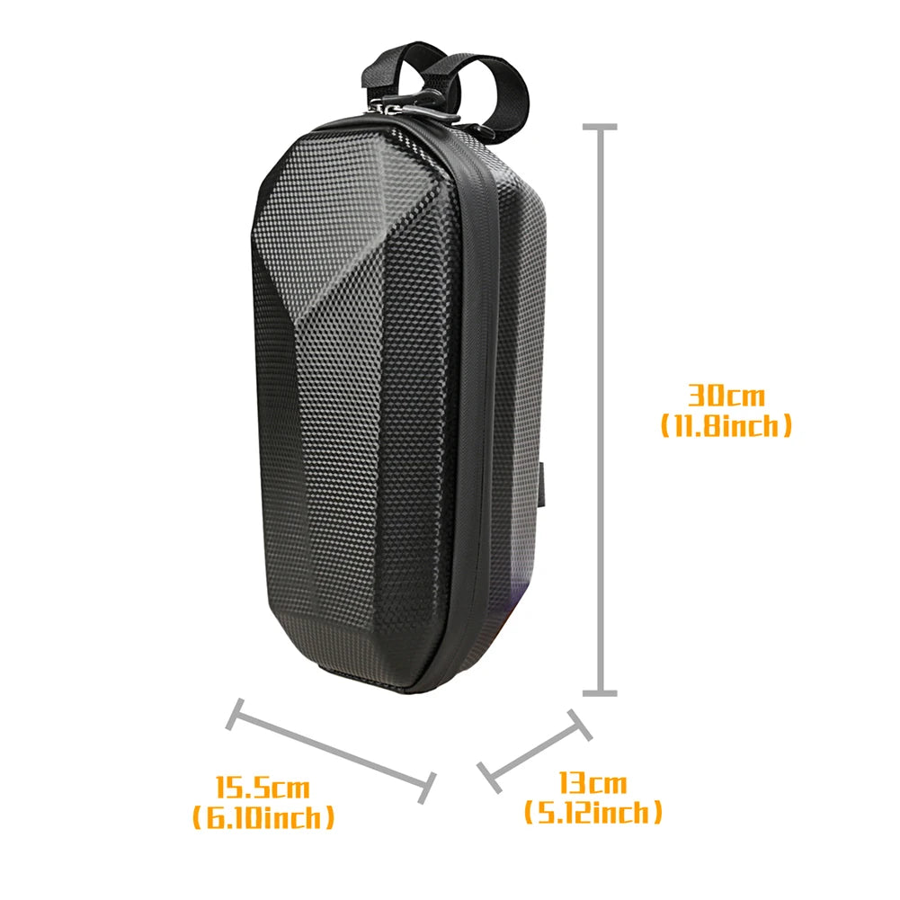 2L /5L Electric Scooter Front Bag Waterproof Folding EVA Hard Shell Bags Bicycle Handlebar Hanging Bag Storage Accessories