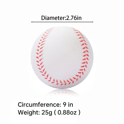 12 Pack Soft Foam Baseballs Safe for Kids Indoor Outdoor Sports Practice
