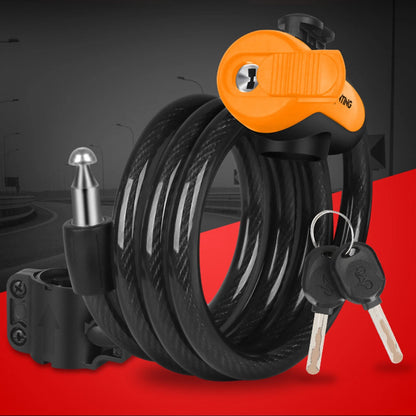 Bike Chain Lock,Heavy Duty Anti-Theft Bicycle Chain Lock,3.28 Ft Security Bike Locks with 2 Keys,Waterproof Lock Chain for Bike,Bicycle,Scooter,Motorcycle,Door,Gate,Fence