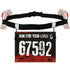 Running Race Number Belt Waist Pack Bib Holder for Triathlon Marathon Cycling Motor with 6 Gel Loops Fitness Sport Accessories