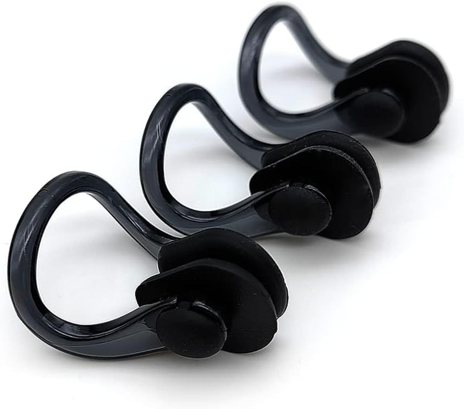 12 PCS Waterproof Swimming Nose Clip Silica Gel Swim Nose Plug for Kids and Adults with Bright Color