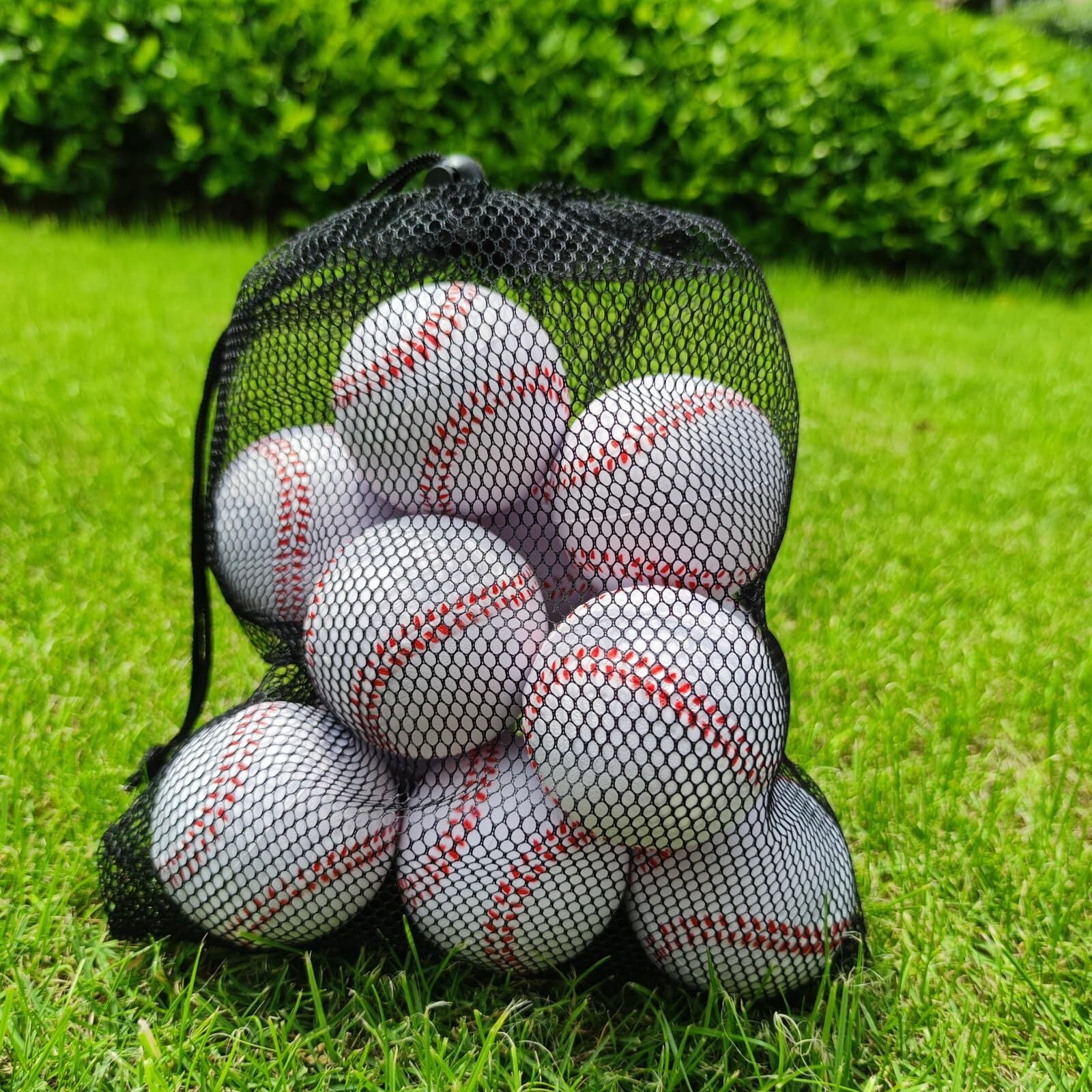 12 Pack Soft Foam Baseballs Safe for Kids Indoor Outdoor Sports Practice