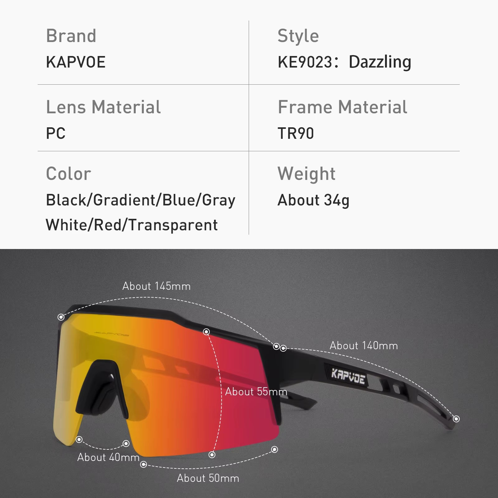 UV400 Sport Eyewear Mountain Bike Sport Cycling Glasses Outdoor Cycling Goggles Men Cycling Sunglasses MTB Sunglasses 1Lens