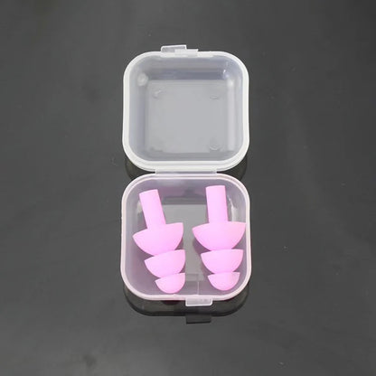 1Pairs Soft Silicone Earplugs Waterproof Swimming Ear Plugs Reusable Noise