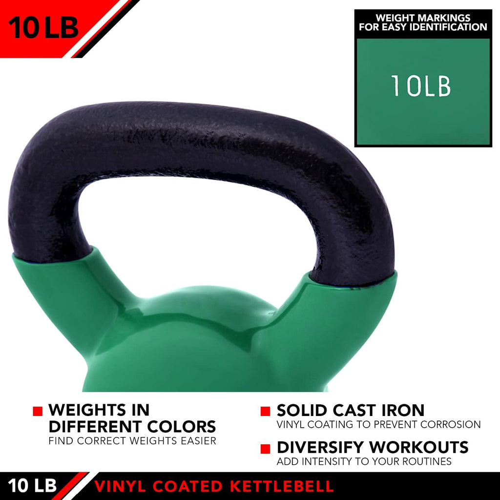 Kettlebell Weights Vinyl Coated Iron