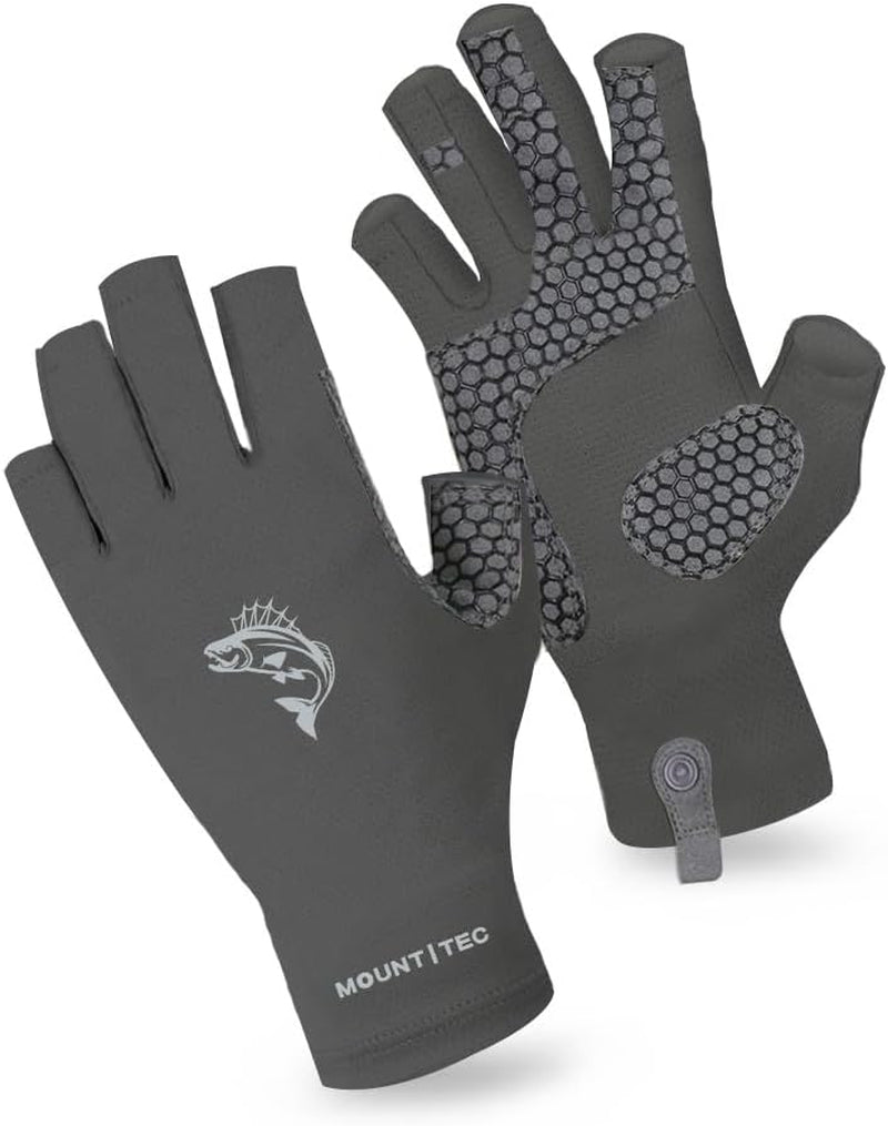 Unisex UV Protective Fingerless Gloves UPF 50+ Sun Glove for Outdoor Fishing Cycling Hiking Driving Kayaking