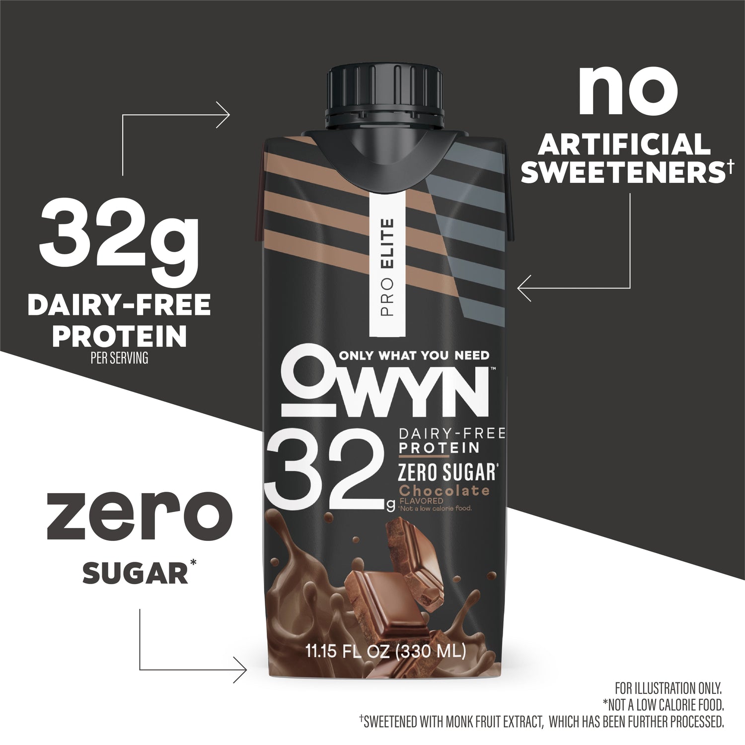 (12 Pack)  32G Pro Elite Chocolate Flavored Protein Shake - 11.15 Fl Oz, 4 Count