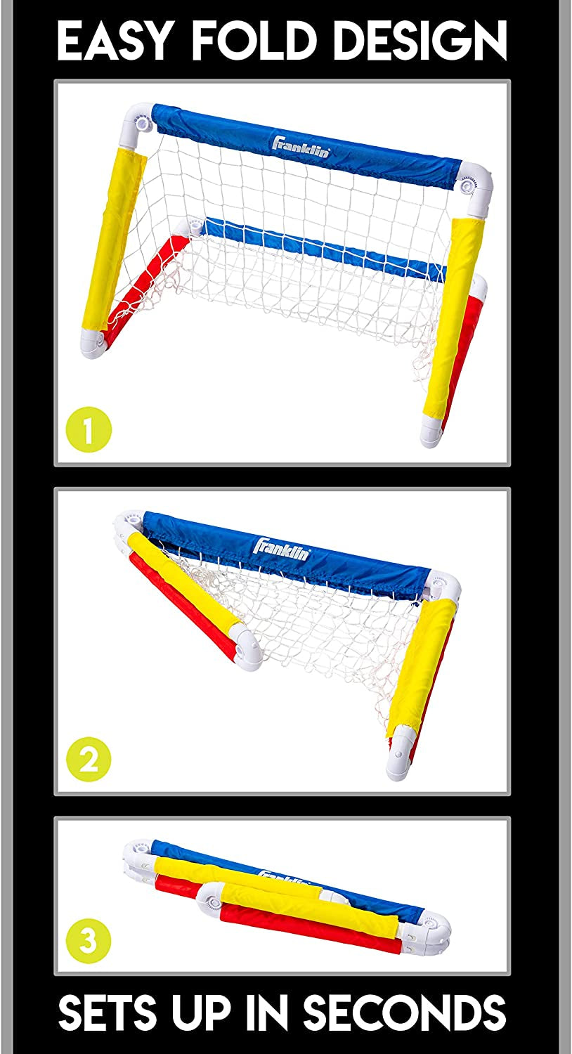 Franklin Sports Kids Soccer Goal with Ball & Pump - 24 X 16