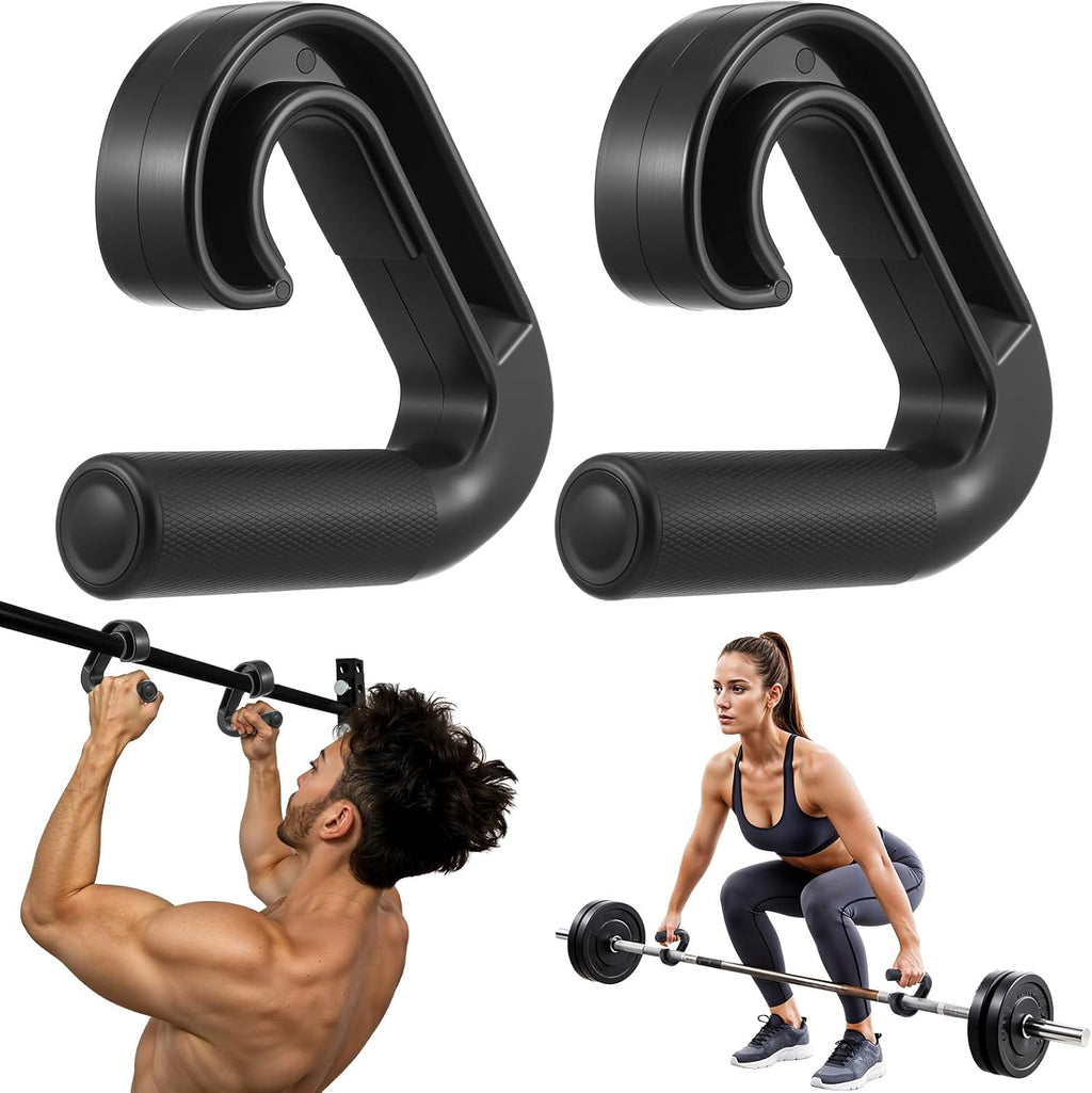 Neutral Grip Pull up Handles (2-Pack) – Heavy Duty Nylon Handles for Pull-Ups, Deadlifts & Resistance Bands, 800LB Capacity, Non-Slip Ergonomic Grips – Gym & Home Workout Accessories