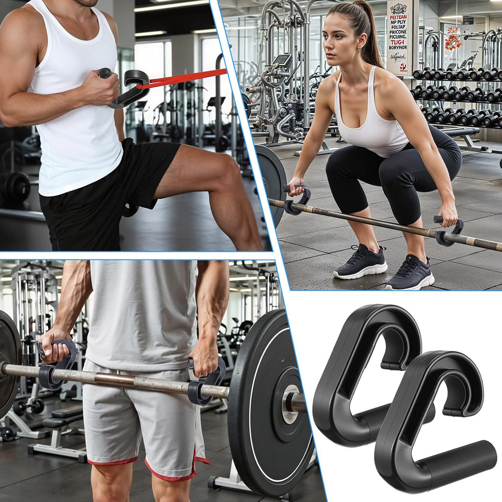 Neutral Grip Pull up Handles (2-Pack) – Heavy Duty Nylon Handles for Pull-Ups, Deadlifts & Resistance Bands, 800LB Capacity, Non-Slip Ergonomic Grips – Gym & Home Workout Accessories