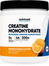 Creatine Monohydrate Powder Mandarin Orange Flavored, 300 Grams - (5 Grams per Serving)