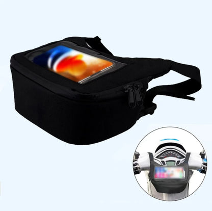 Waterproof Handlebar Bag Front Basket Portable for Vespa Hiking Cycling Travel Satchel Fanny Pack Waist Motorcycle Bags