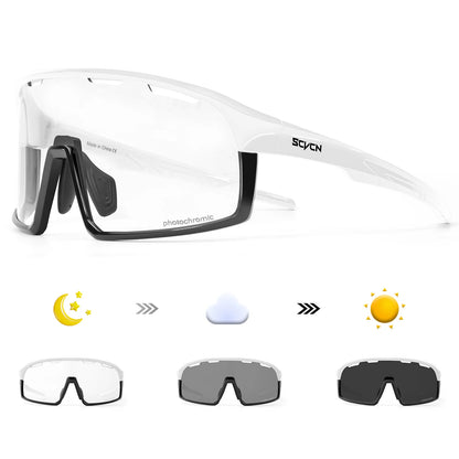 Photochromic Cycling Glasses Outdoor Sports Running Sunglasses Women UV400 Bicycle Goggles Men MBT Cycling Sunglasses