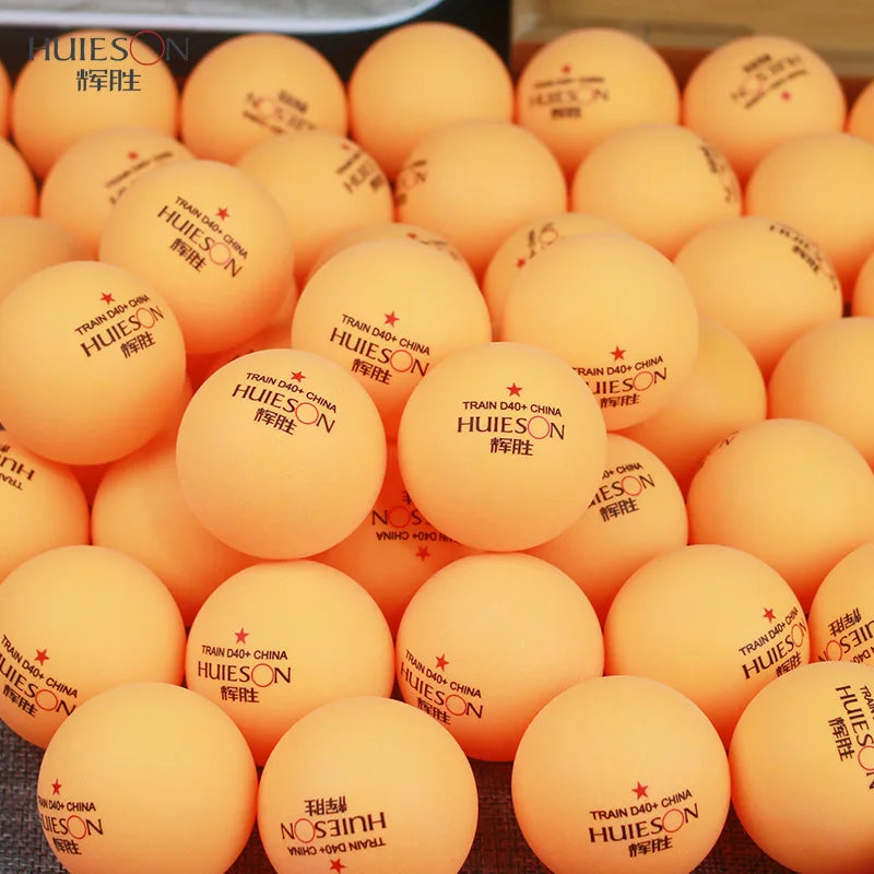 50/100/200 Pcs ABS Plastic Table Tennis Balls D40+ New Material Ping Pong Balls 1 Star Table Tennis Balls for Training