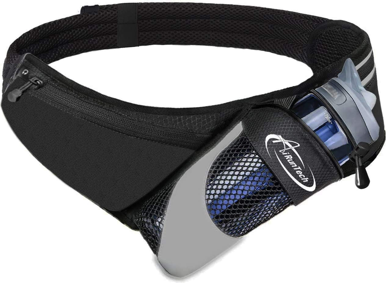 Running Hydration Belt with Water Bottle Holder,Hiking Fanny Pack for Phone and Wallet,Running Bag Runners Essentials Accessories Marathon Triathlon Walking Jogging Gear Gift