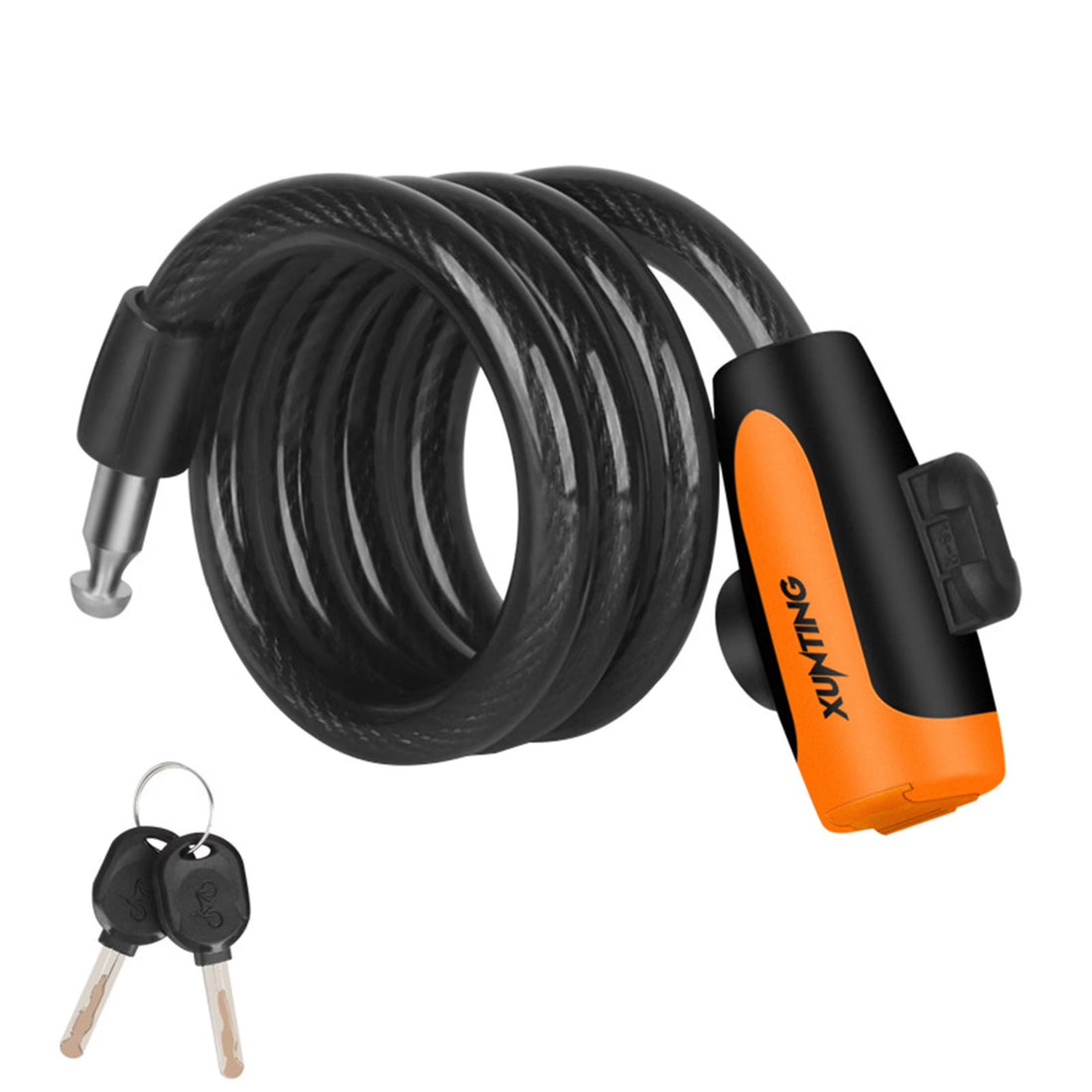 Bike Chain Lock,Heavy Duty Anti-Theft Bicycle Chain Lock,3.28 Ft Security Bike Locks with 2 Keys,Waterproof Lock Chain for Bike,Bicycle,Scooter,Motorcycle,Door,Gate,Fence