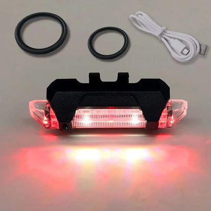 USB Rechargeable City Mountain Bike Bicycle Light Waterproof Colorful Bike Light Flashing Safety Lights Bicycle Lights