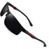 Mens Driving Sunglasses Polarized Sports Sunglasses Al-Mg Metal Frame Cycling Fishing Golf Goggles