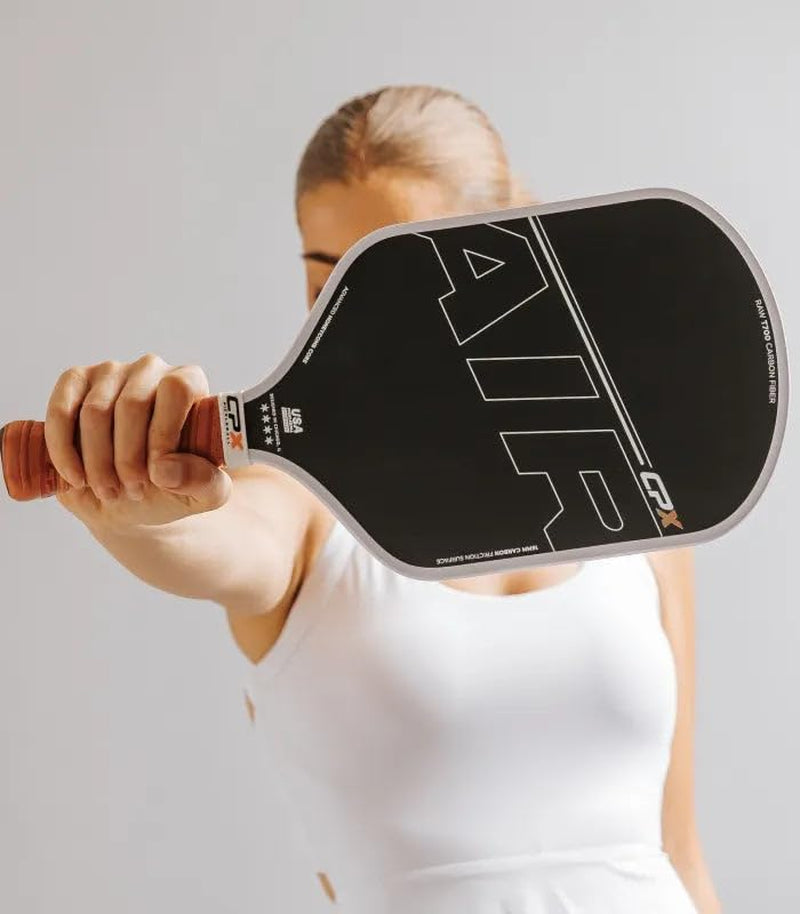 CPX Pro Carbon Fiber Pickleball Paddle - Professional Grade, Matte Finish, Honeycomb Core, Tennis Style Grip - Edgeless Paddle Designed in Chicago, USA