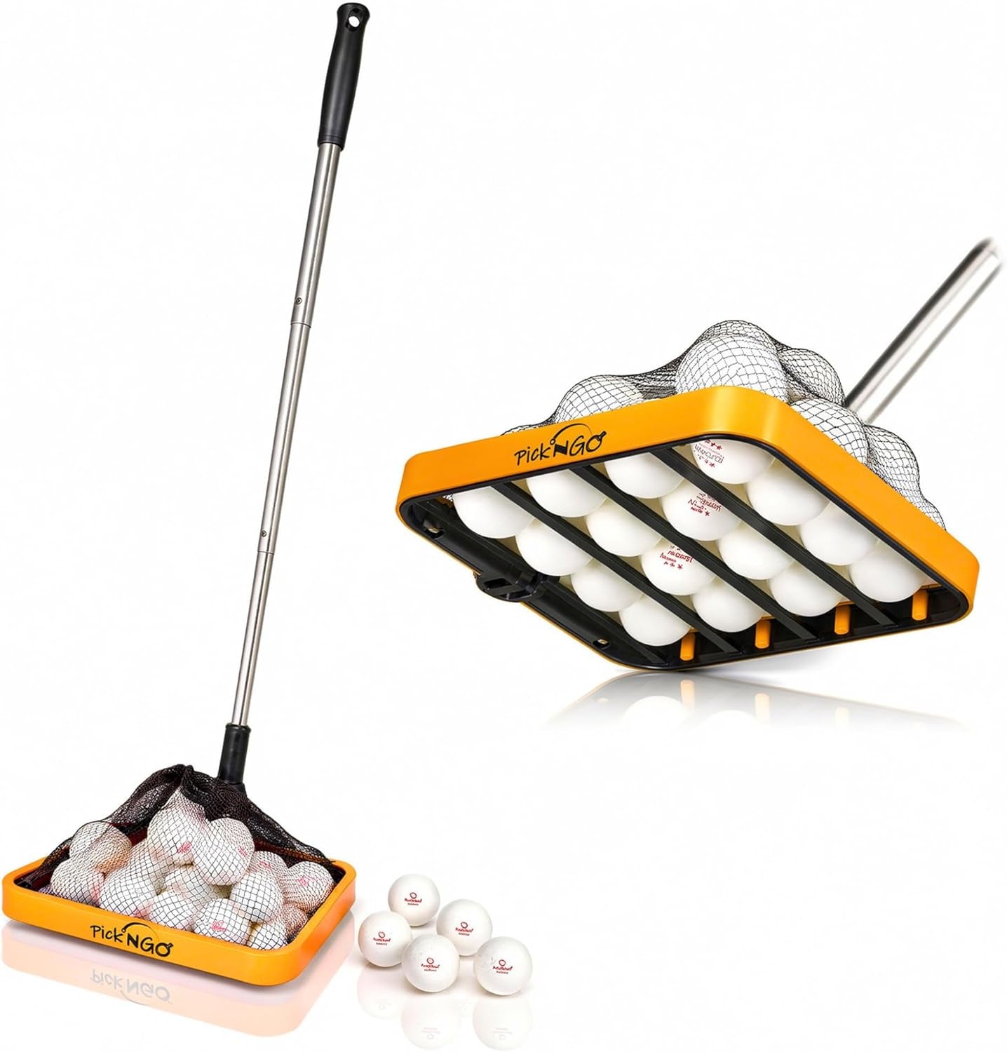 Table Tennis Ball Picker - Rapid and Efficient Ping Pong Retrieval Tool - Safe and Easy to Use Table Tennis Accessory for Players and Coaches