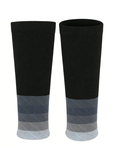 1Pair Calf Support Compression Sleeves for Women Men Running 20-30Mmhg Footless Leg Socks Outdoor Sports Marathon