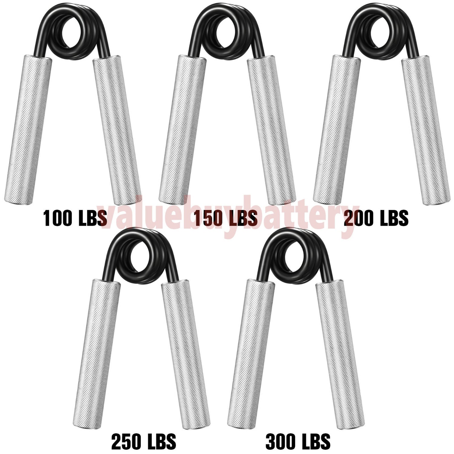 Metal Heavy Strength Exercise Gripper Hand Grippers Grip Forearm Wrist Grips Lbs