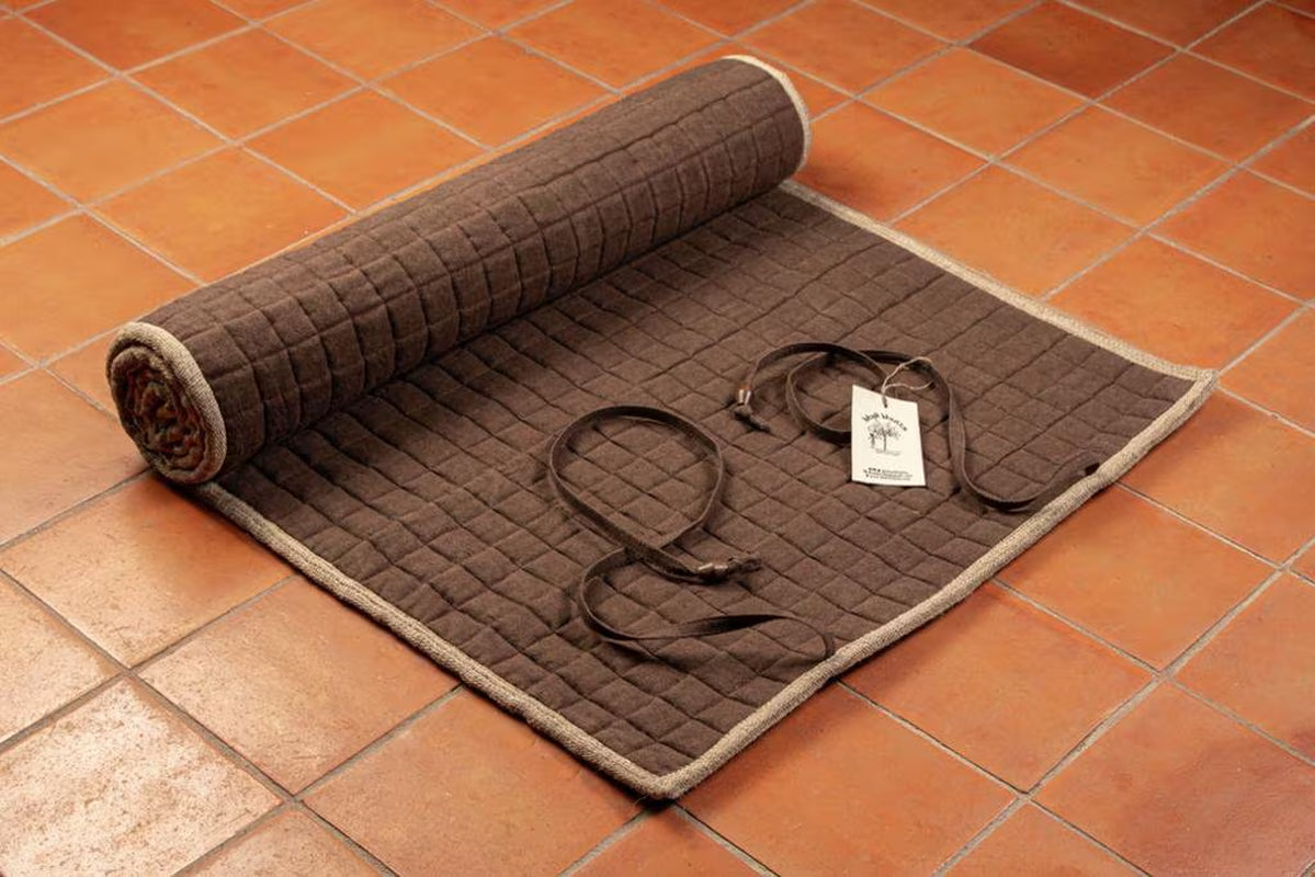 Wild Hemp Yoga Mat. 100% Handmade, Eco Friendly, Natural and Biodegradable. Naturally Rubber &amp; Latex Free