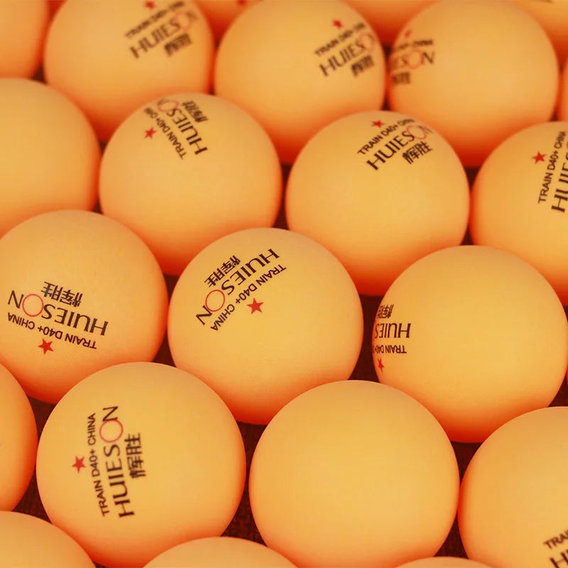 50/100/200 Pcs ABS Plastic Table Tennis Balls D40+ New Material Ping Pong Balls 1 Star Table Tennis Balls for Training