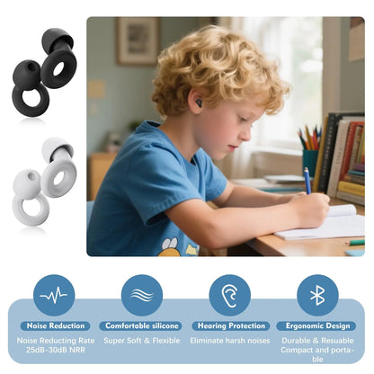 Loop Ear Plugs Sleeping Noise Canceling Ear Plugs Waterproof Swimming Silicone Ear Breed Stuffer Children&
