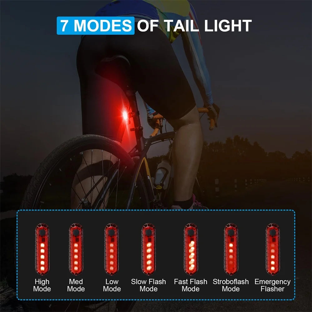 USB Rechargeable Bike Light Super Bright Bicycle Lights Headlight Triple Flashlight Front Light Waterproof - Riding Cycling Camping