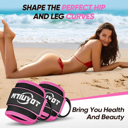 Ankle Resistance Bands with Cuffs Workout Sets for Women Resistance Bands for Working Out Exercise Band for Leg Booty Home Gym