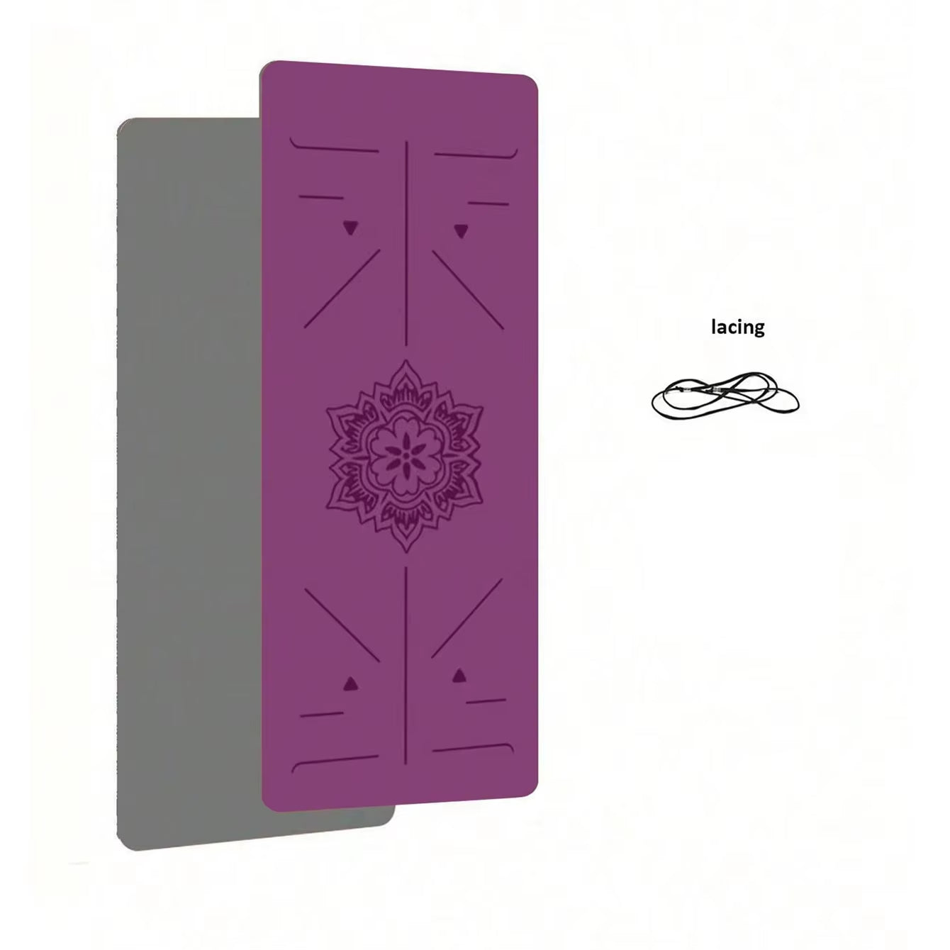 Anti-Slip Yoga MATS, Pilates Fitness MATS, Eco-Friendly, Women&