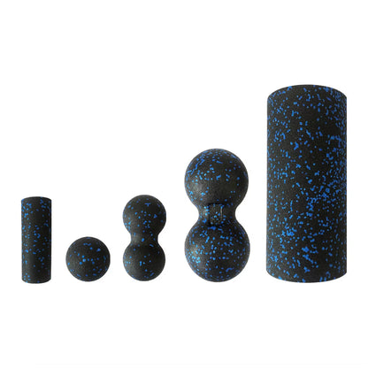 5Pcs Yoga Massage Foam Rollers Fascia Balls Yoga Column EPP High Density Fitness Roller &amp;Ball Leg Back Neck Massager Pain Relief