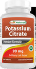Potassium Citrate 99Mg 500 Tablets - 3Rd Party Lab Tested
