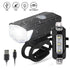 MTB Front Rear Bicycle Bike Lights Set Mountain Bike Night Cycling Headlight USB LED Safety Warning Taillight Bike Accessories