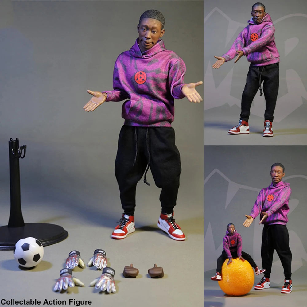 Mr.Figure Mr002 Mr003 1/6 1/12 Men Soldier Mr. No Say Figure Funny Black Body Full Set 12" 6&