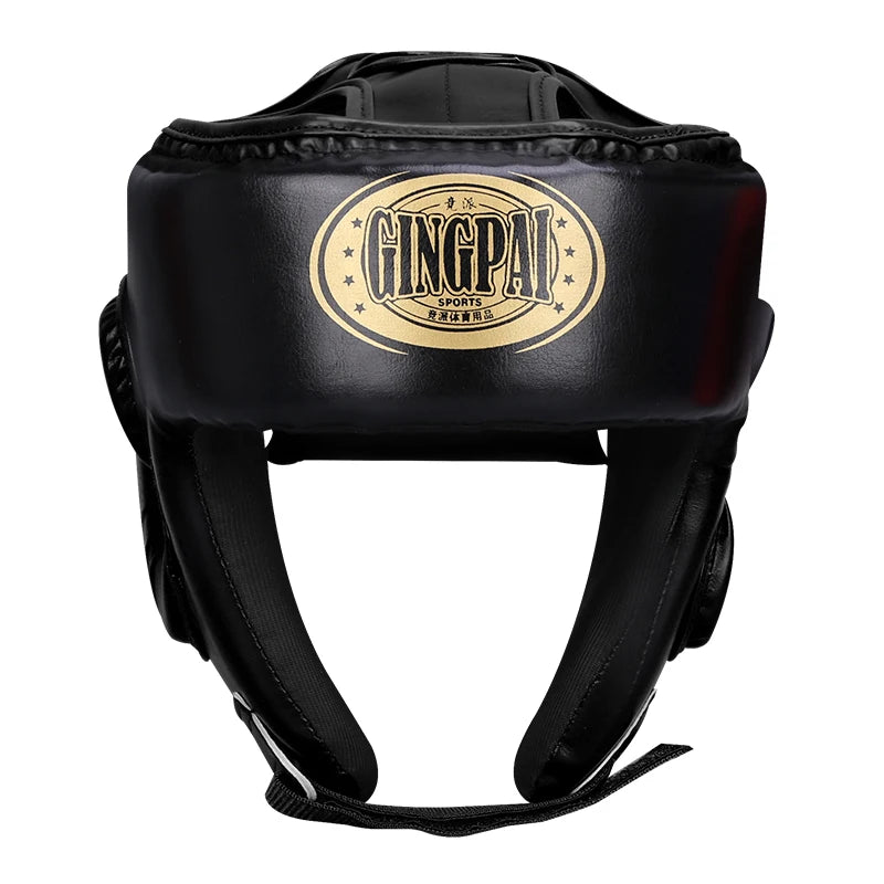 Boxing Head Protection Fully Enclosed Combat Protective Gear, Muay Thai Helmet, Free Combat, Sanda Head Cover,Headgear
